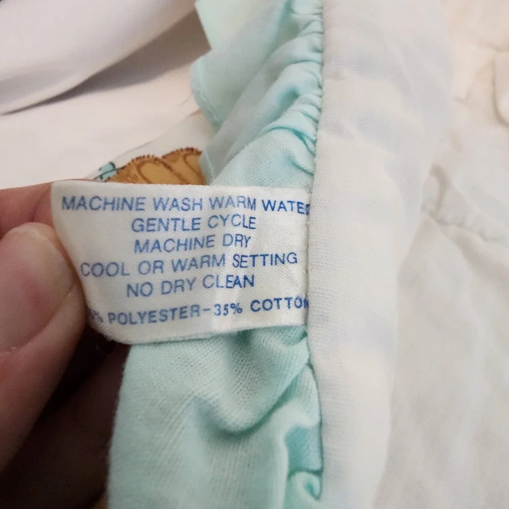 Vtg Baby Cassie's Creation A Bearable Week Quilt Days Of The Week